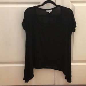 Black jersey shirt